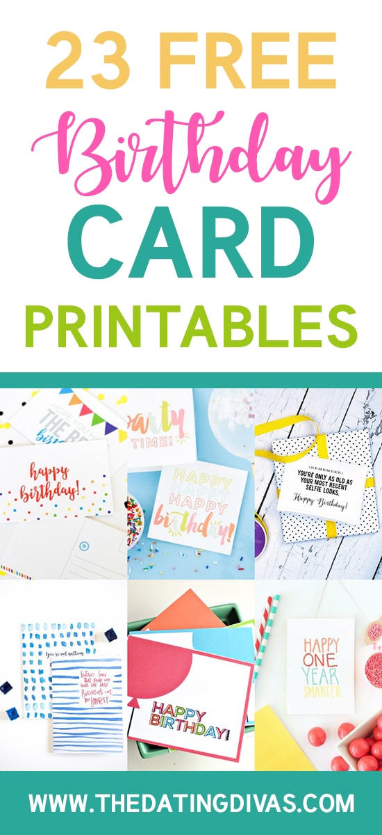 Cards Free Birthday Printables