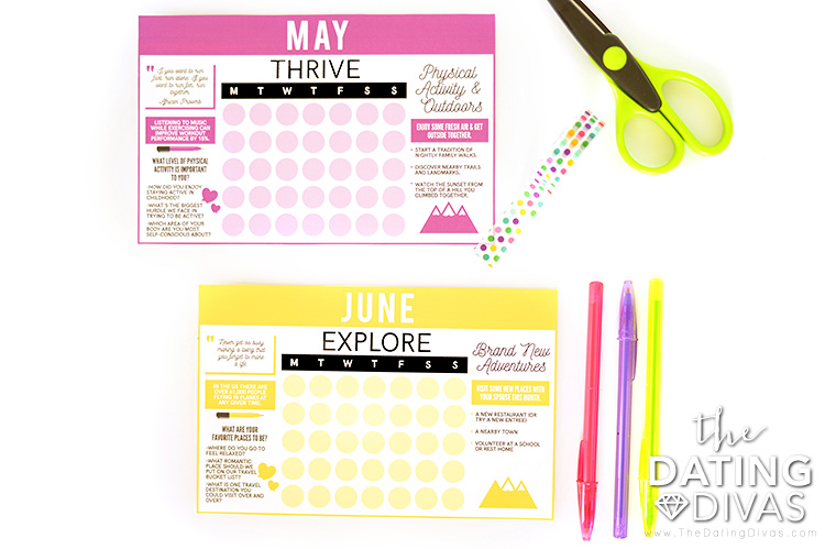 Cute, Quick & Easy DIY Tear-Off Calendar Prints