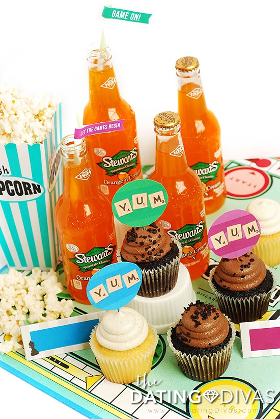 Game Night Treats Toppers