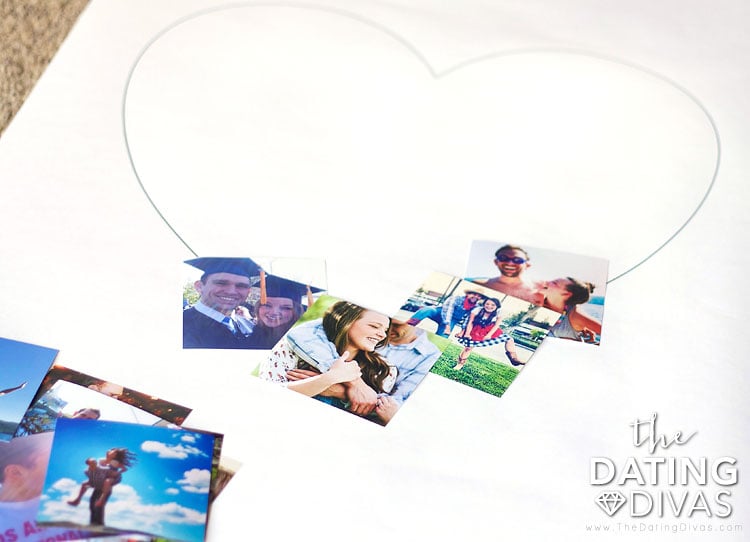 Assembling the Heart-Shaped Picture Poster