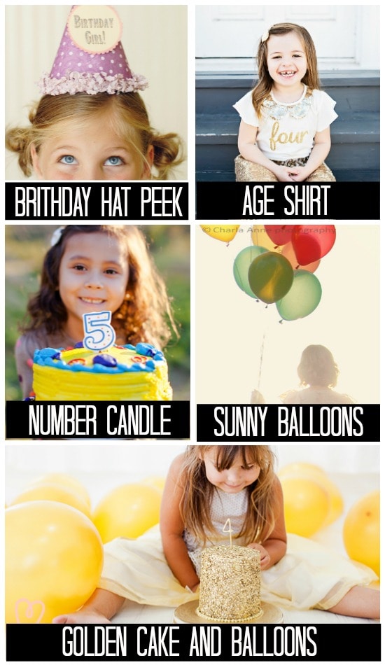 Birthday Photo Ideas for Older Children and Adults