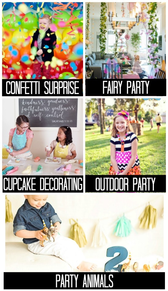 Birthday Photo Ideas for a Party in Action