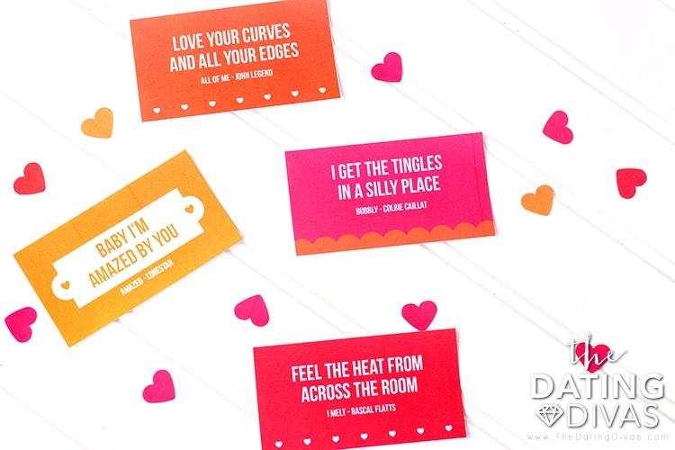 Valentine's Bedroom Party Lyrics Game