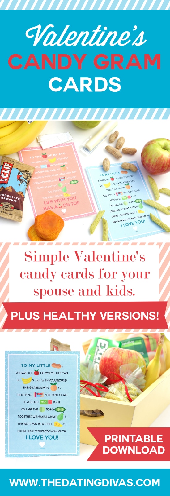 Simple Valentine's Candy and Healthy Cards