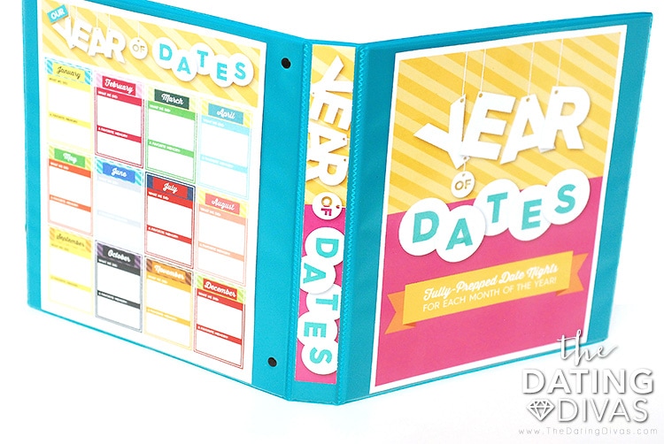 Year of Dates Binder Example 