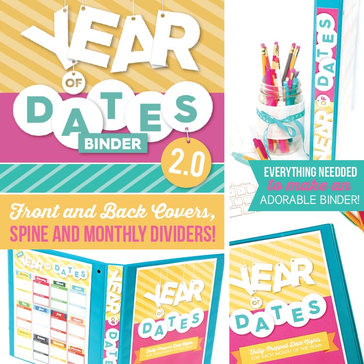 Year of Date Binder Printables