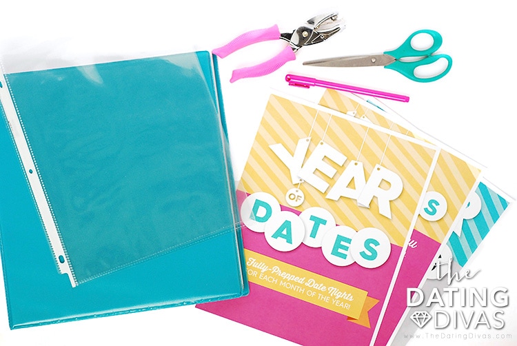 Year of Dates Binder Supplies