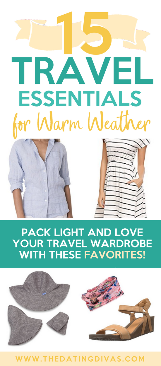Packing List for Warm Climates