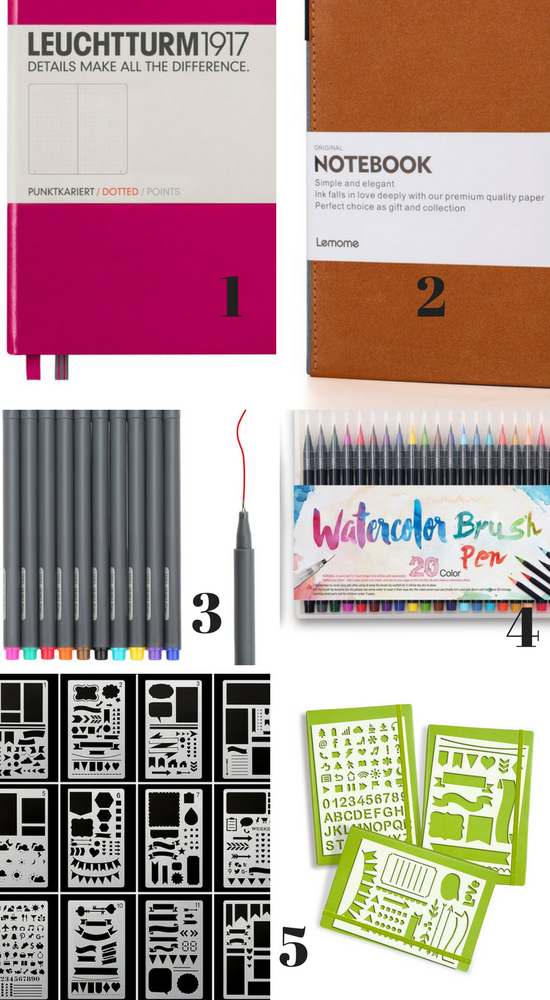 Best Bullet Journal Supplies - From The Dating Divas