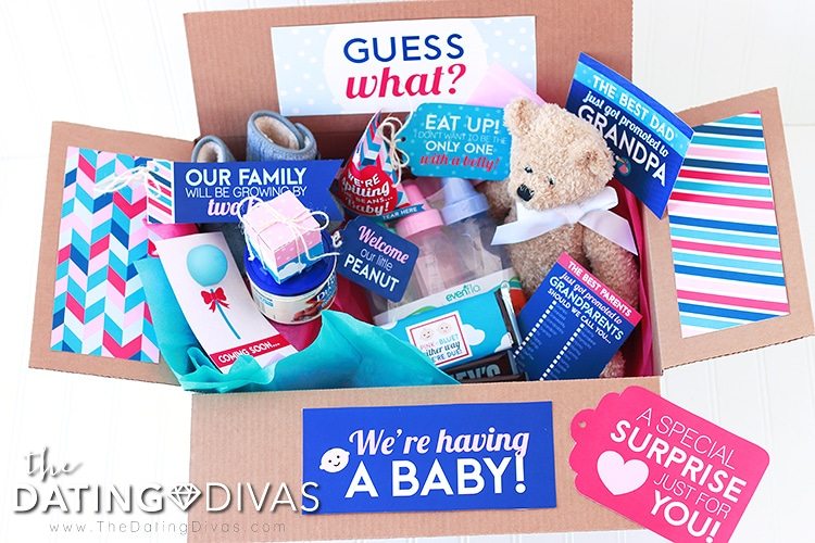 Pregnancy Announcement Surprise Box