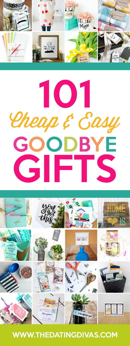 Easy Goodbye Gifts