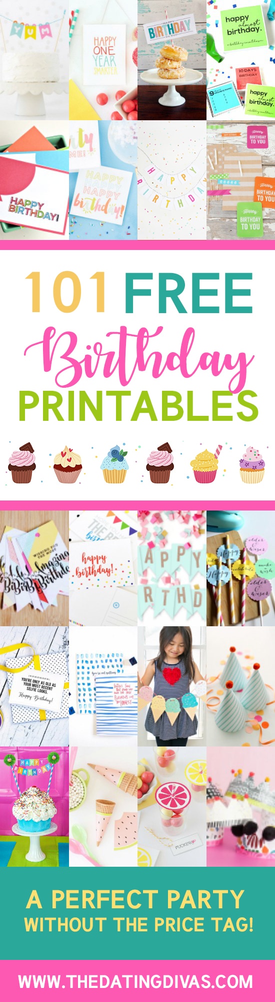 101 Free Birthday Printable Cards For Everyone The Dating Divas