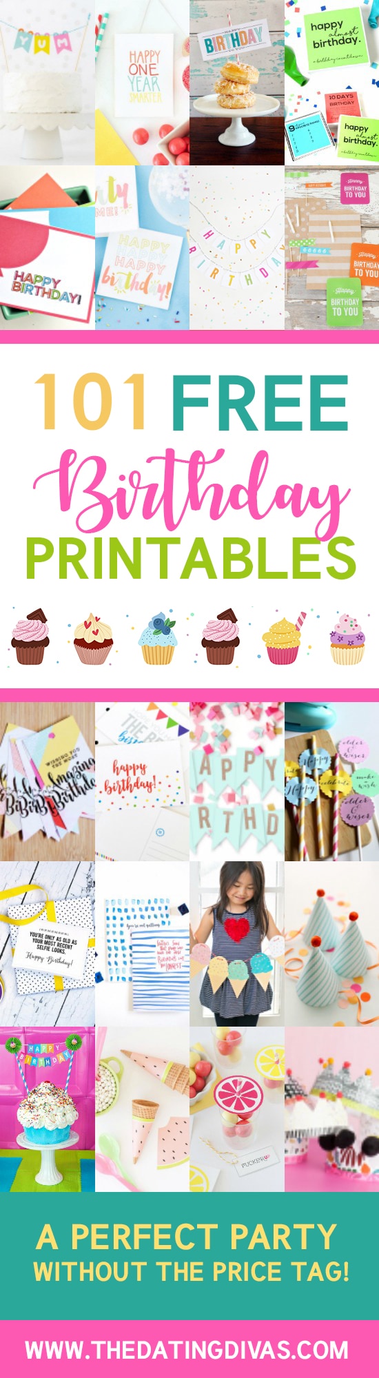 Free Birthday Printables