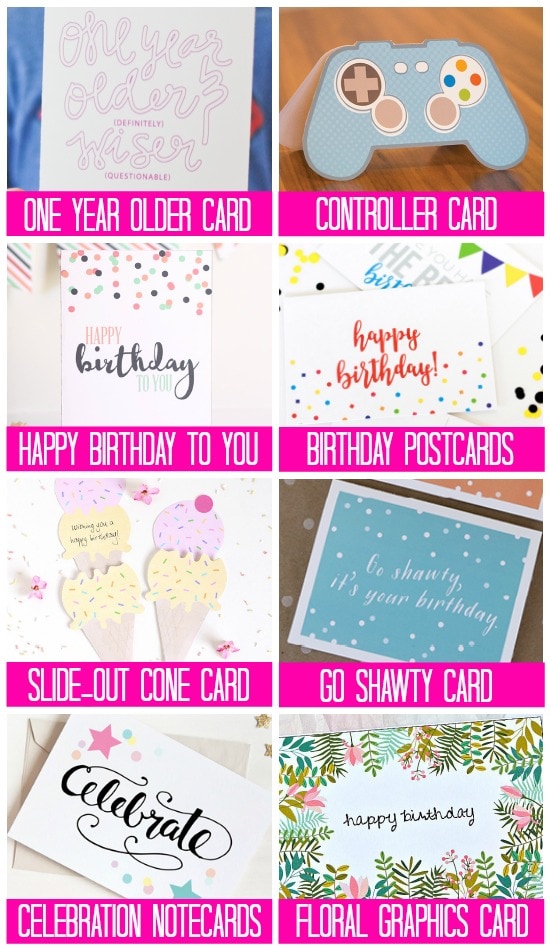 Free Birthday Printables