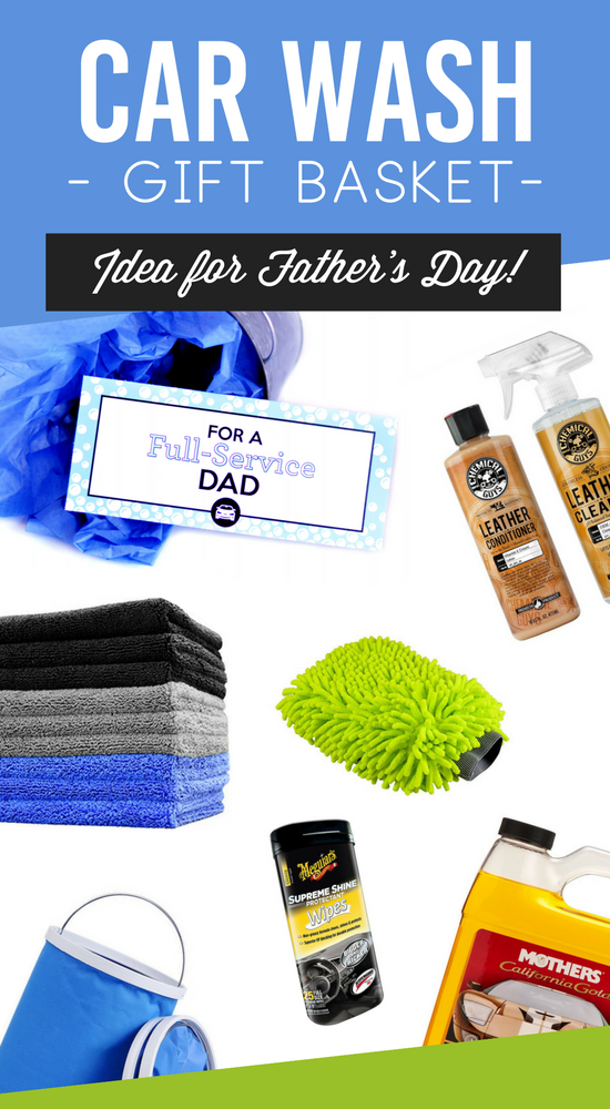 Father's Day Car Wash Gift Basket