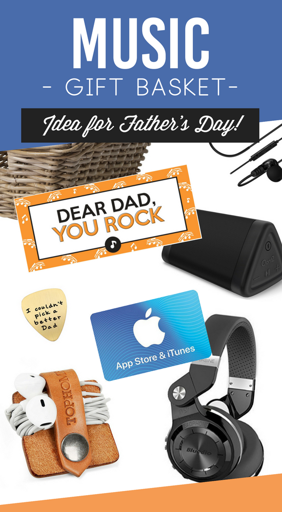 Father's Day Music Gift Basket