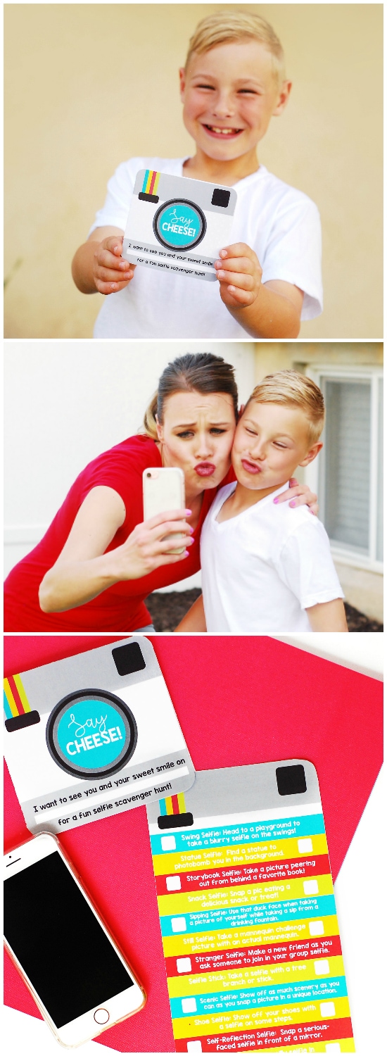 Selfie Scavenger Hunt Kid Date Ideas