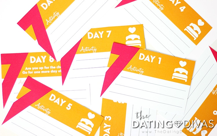 Seven Days of Sex Challenge Activity Cards