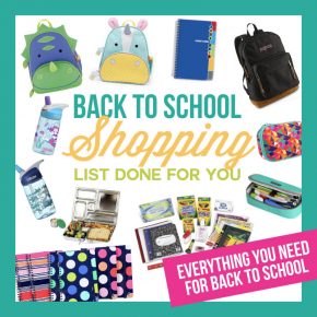 Back to School Shopping List Made Easy