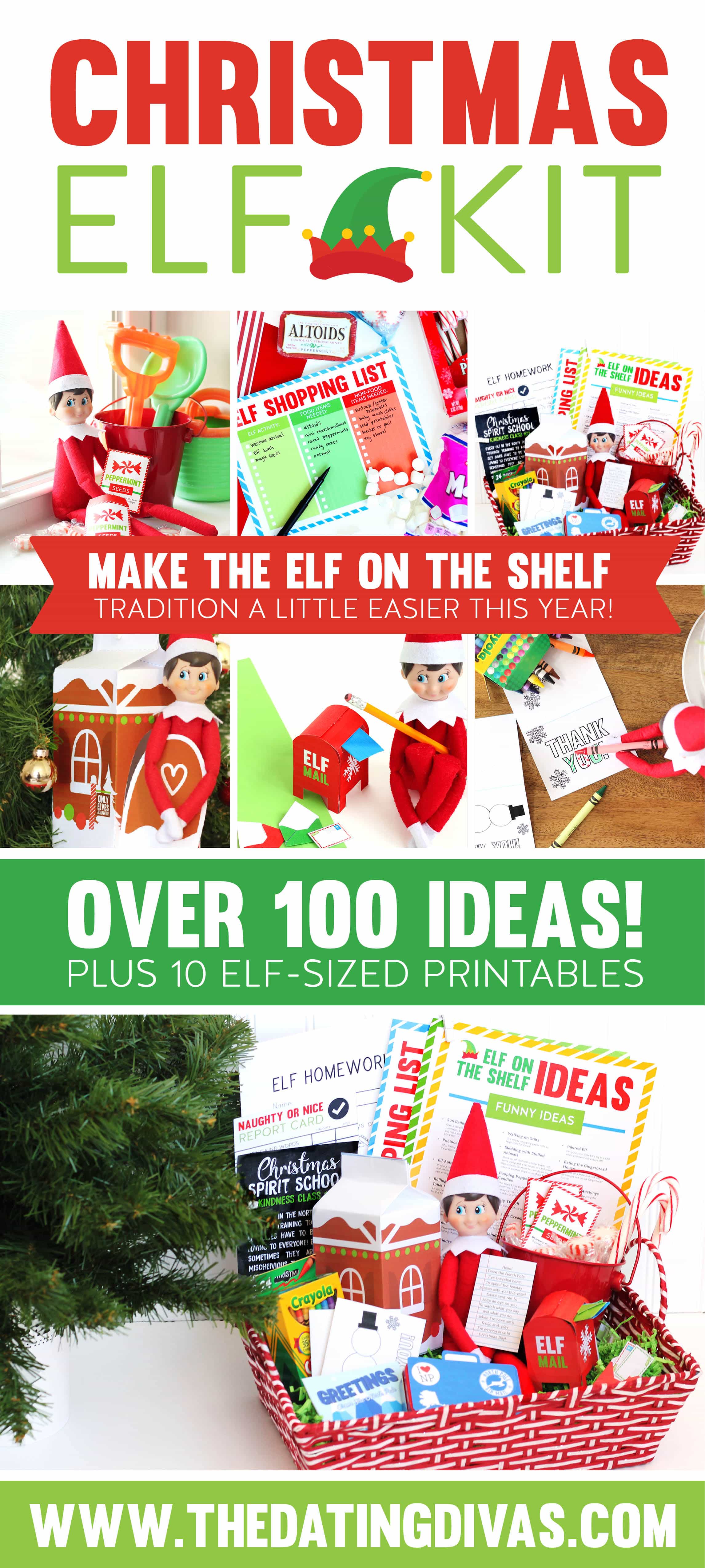 Elf on the Shelf printables to make this year's tradition a BREEZE! #TheDatingDivas #ElfOnTheShelf