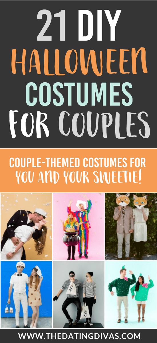 101 DIY Halloween Costumes for Couples #halloweencostumes #diyhalloween