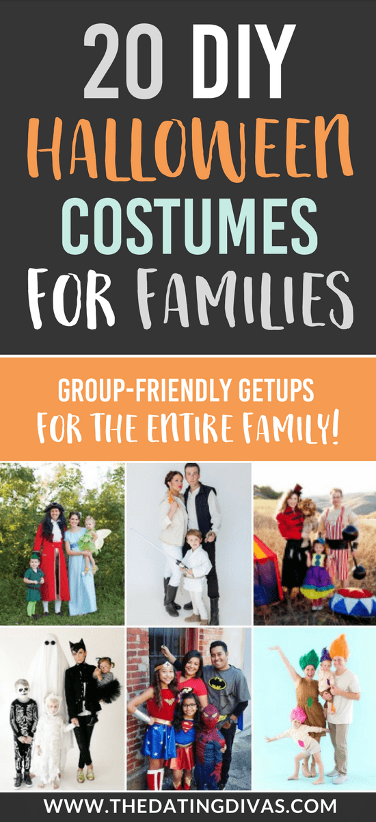 101 DIY Halloween Costumes for Families #halloweencostumes #diyhalloween