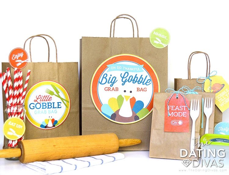 DIY Thanksgiving Leftover Bags Set