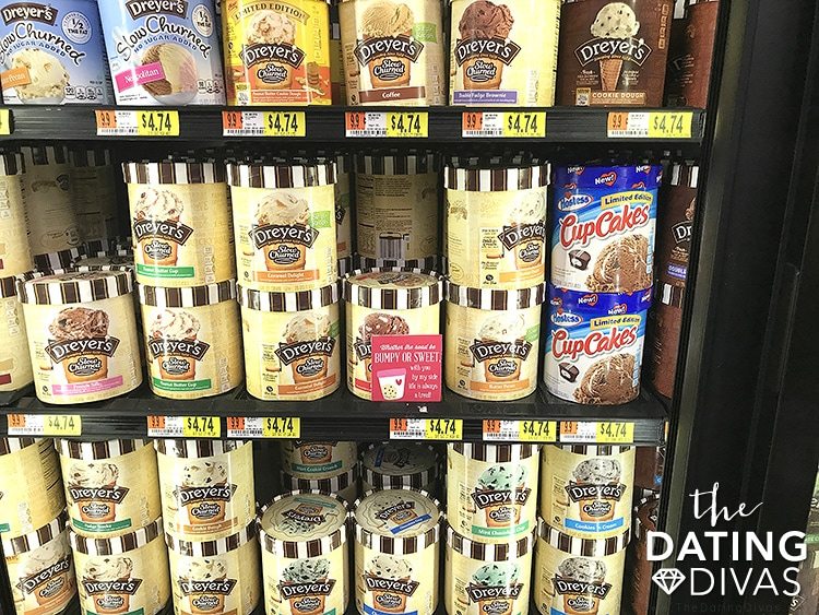 Grocery Store Date Night Ice Cream Love Note