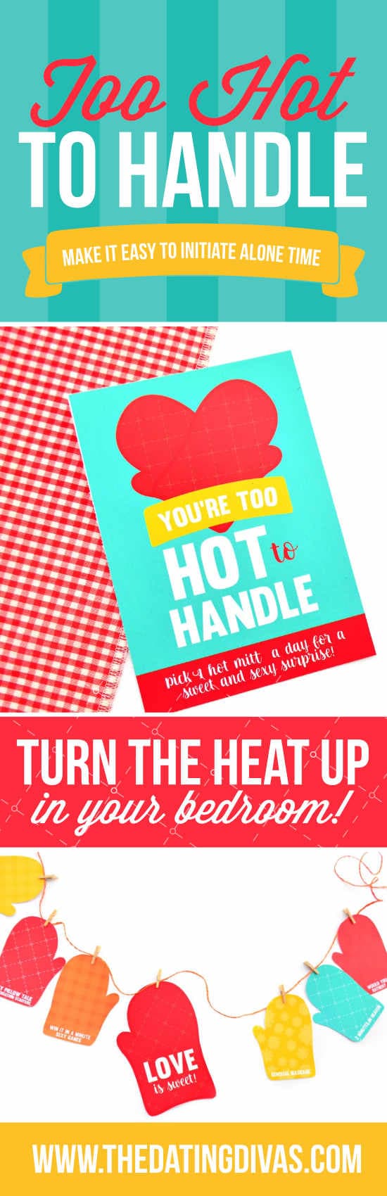 Turn up the heat in your bedroom with this Too Hot to Handle intimacy idea. #bedroomfun #intimacytips