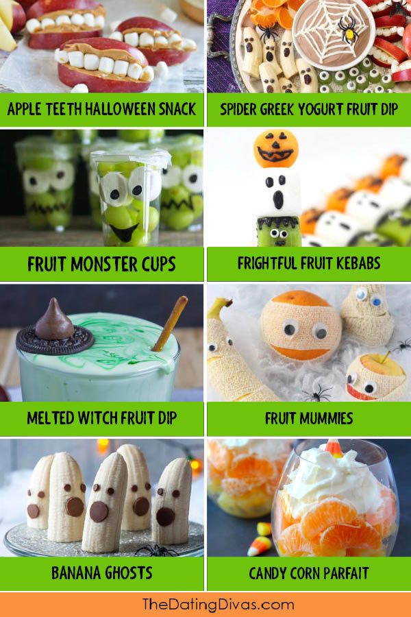 Halloween Themed Fruit Snack Ideas