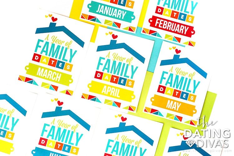 Family Date Night Binder Dividers