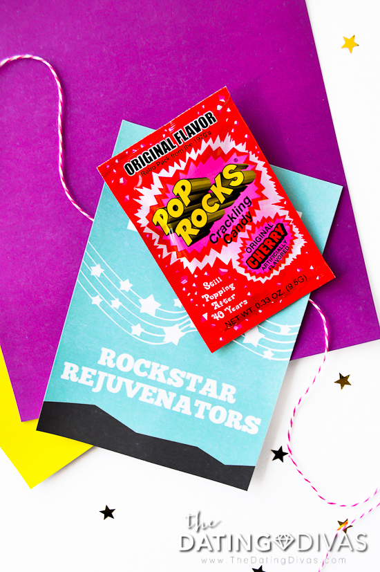 Rockstar Date Poprocks and Card