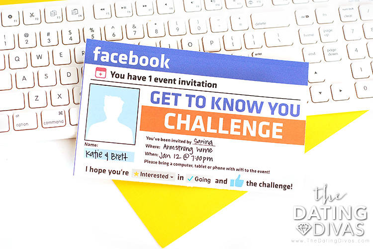 Facebook Get to Know You Invitation