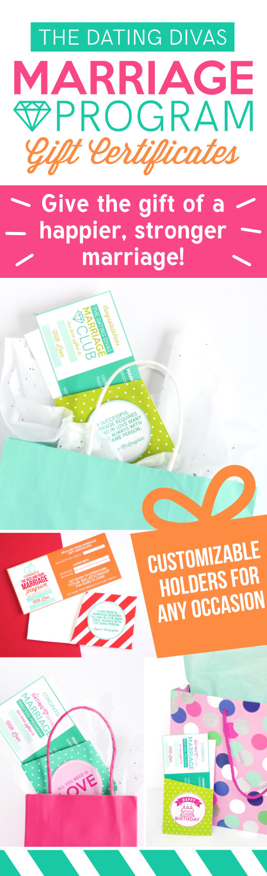 Marriage Program Gift Certificate #marriagegift #giftidea