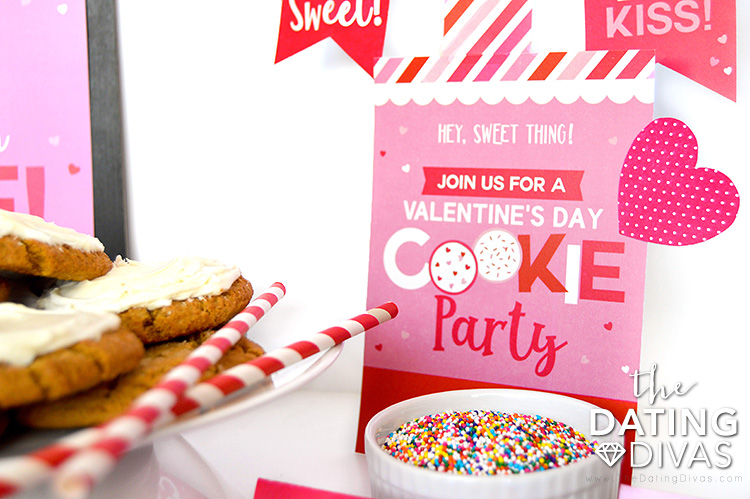 Valentine's Day Cookie Party Invite