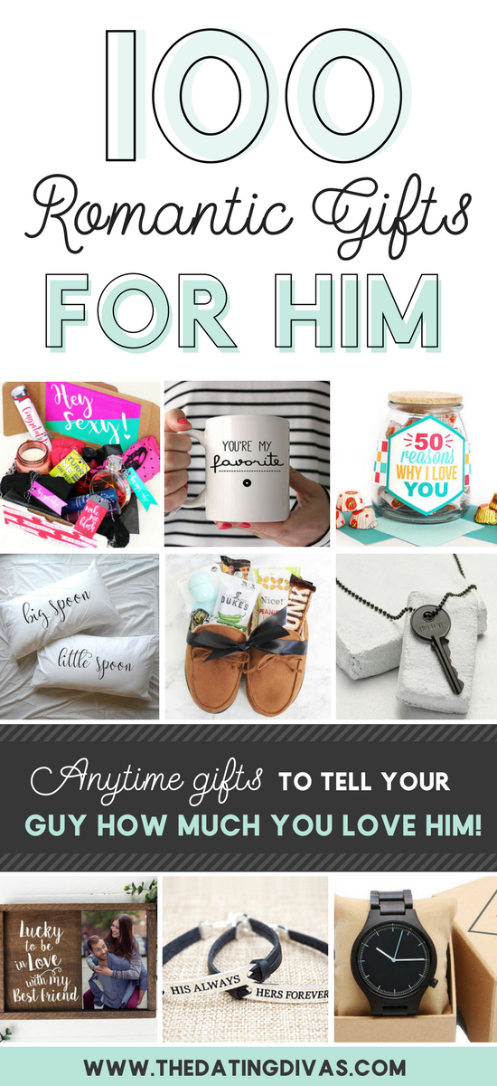 100 Romantic Gifts for Him - From The Dating Divas