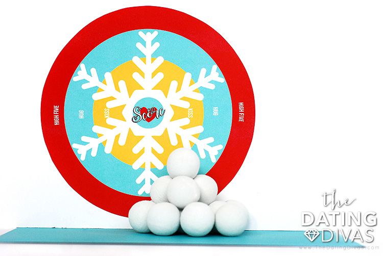 Indoor Snowball Fight Target Practice 