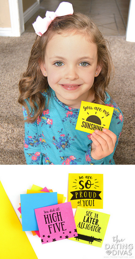 Kids  Printable Sticky Notes   From The Dating Divas - 73