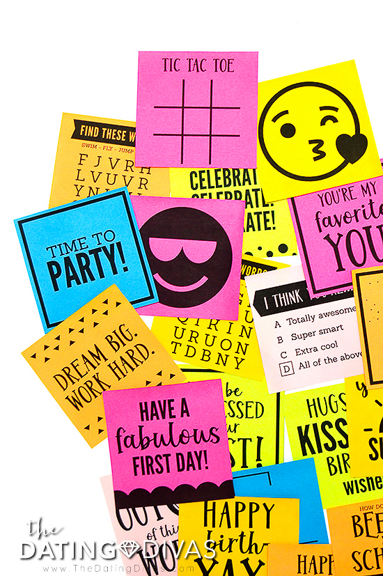 Kids  Printable Sticky Notes   From The Dating Divas - 74