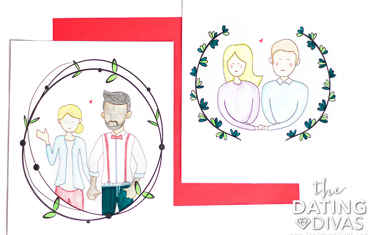 DIY Custom Couple Illustrations