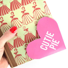 Cutie Pie bookmark for Valentine's Day