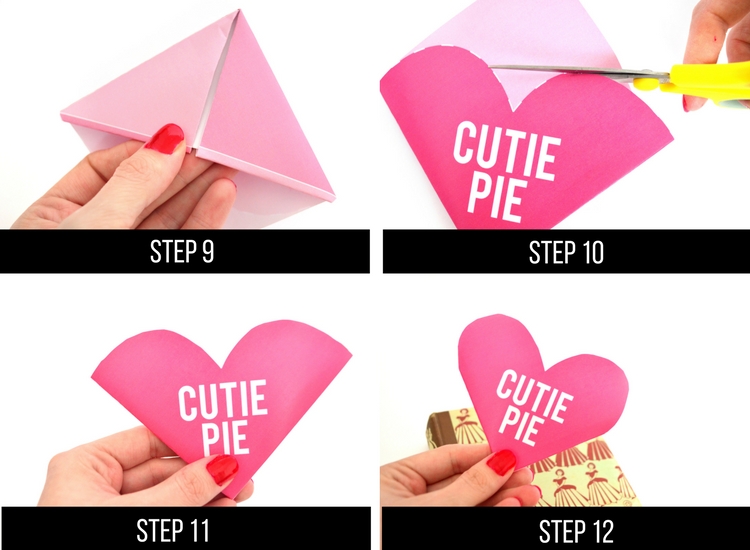 Origami how-to for V-day