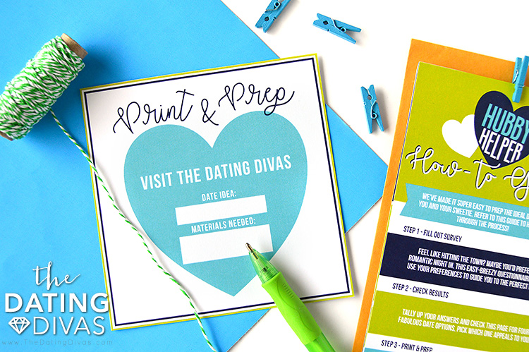 Date Night Hubby Helper Print and Prep