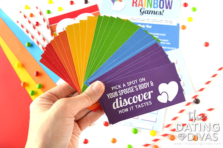 Taste the Rainbow Date Cards 