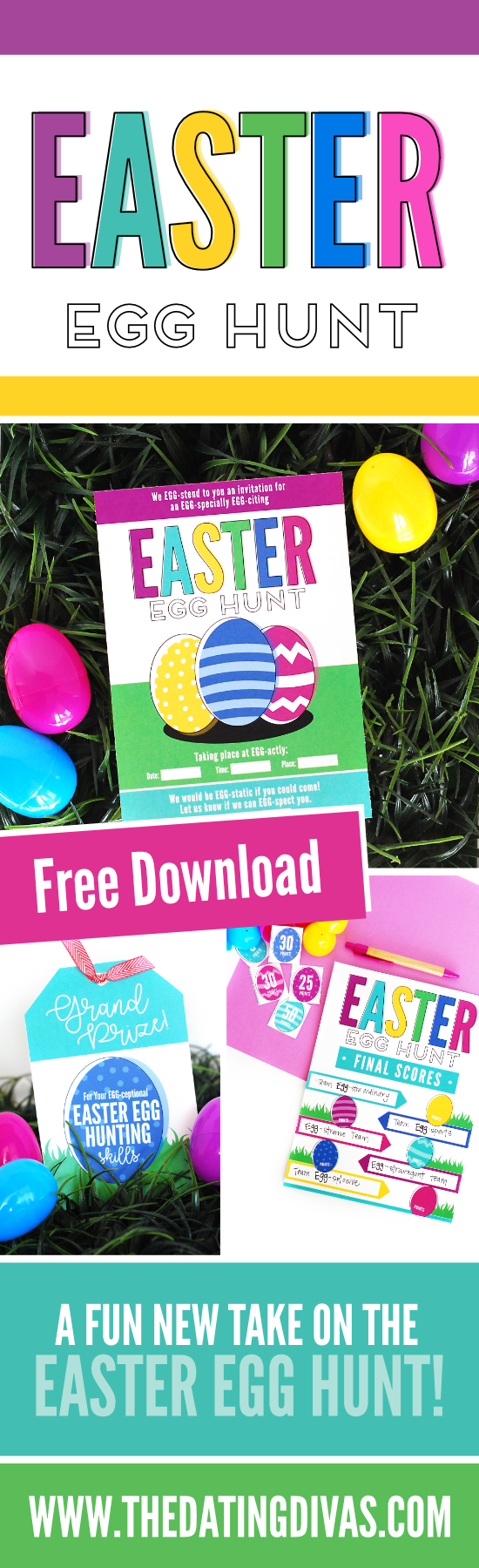 Easter Egg Hunt Game #Easter #EasterEggHunt #EasterIdeas