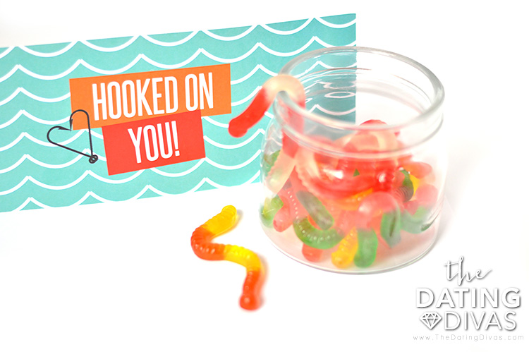 Hooked on You Candy Mason Jars