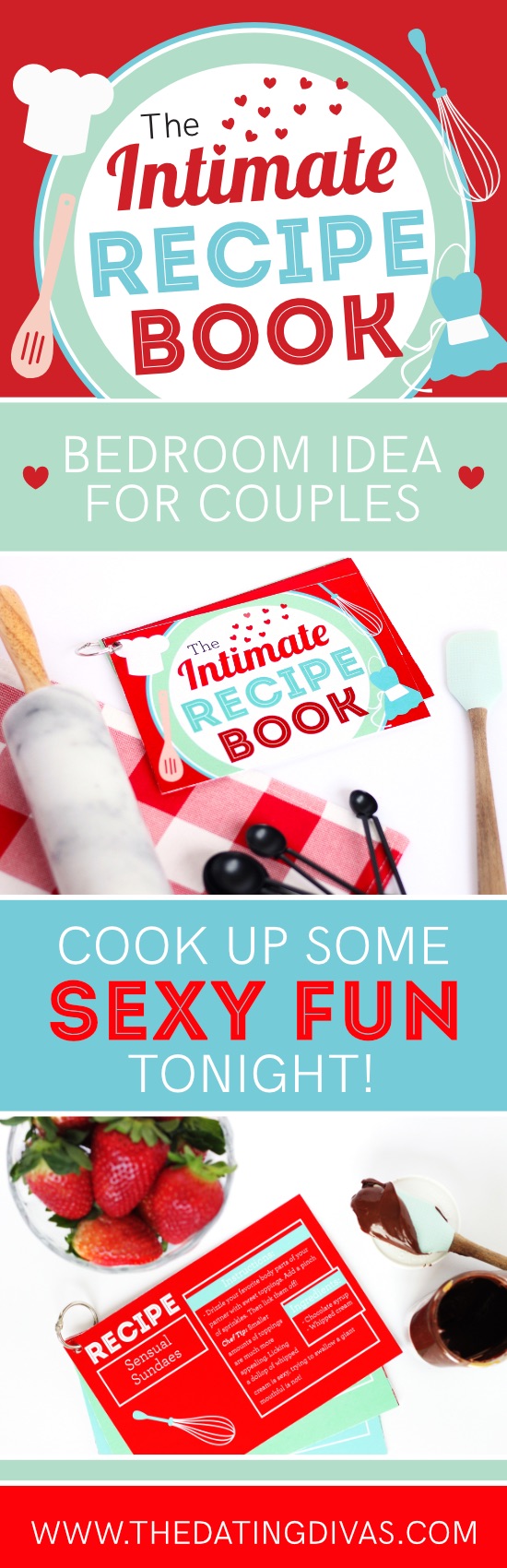 Intimate Recipe Book Sexy Ideas for Couples #bedroomideas #sexyideasforcouples