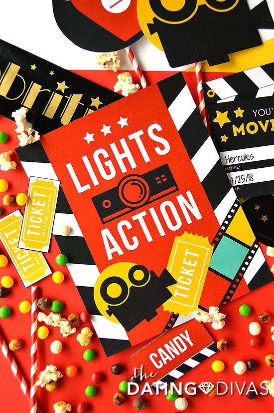 Kids Movie Night Decor #movienight #familyfun #familytime