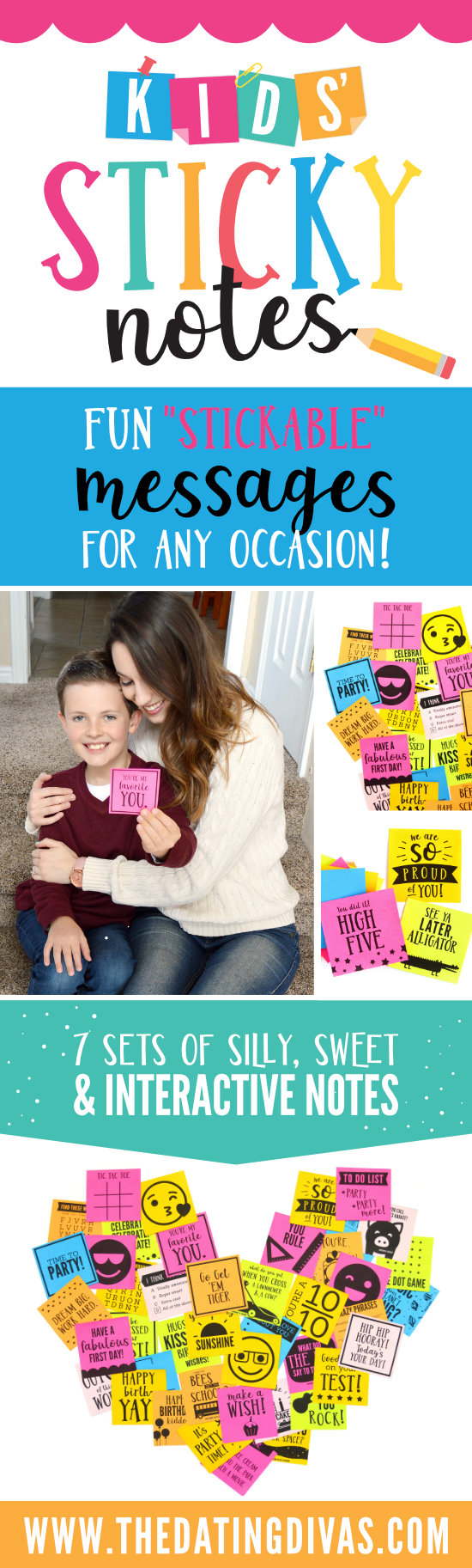 Kids Sticky Notes