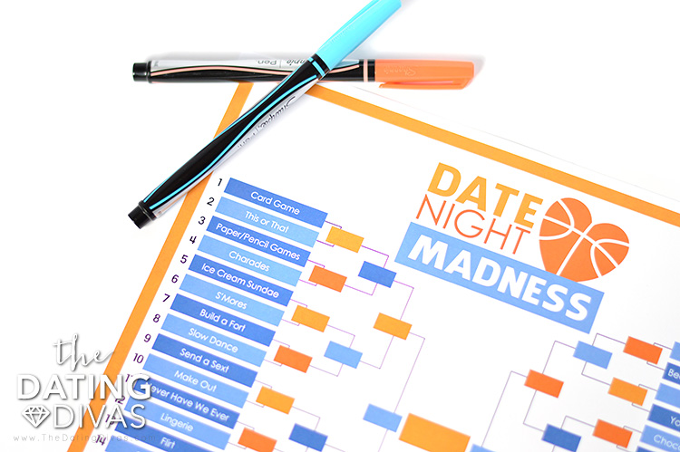 Date Night Bracket of Fun Ideas